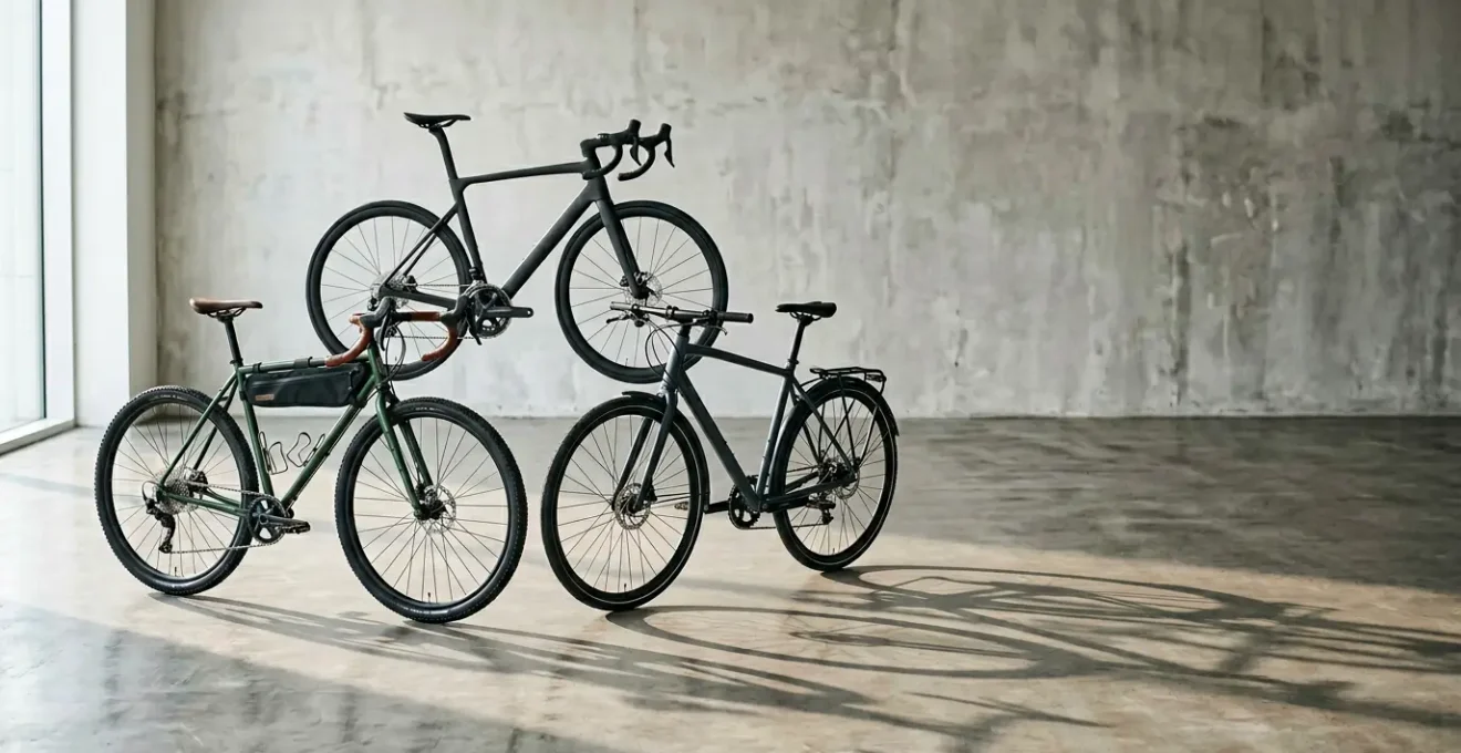 Choix stratégique entre différents types de vélos pour une pratique polyvalente